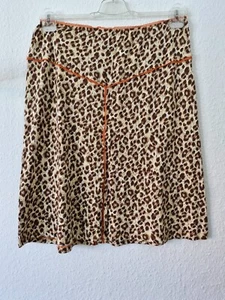 ALBA MODA Rock Damen Leomuster Sommer Gummibund Gr. 46 - Bild 1 von 6