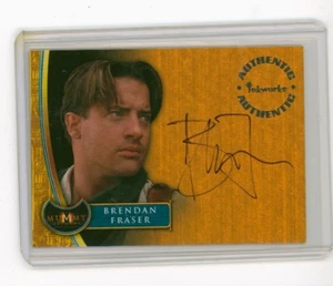 MUMMY RETURNS BRENDAN FRASER INKWORKS AUTO AUTOGRAPH SIGNED SIGNATURE WHALE - Picture 1 of 1