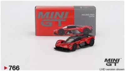 Mini GT MGT00766LHD Aston Martin Valkyrie Hyper Red Die Cast 1/64 - Immagine 1 di 3