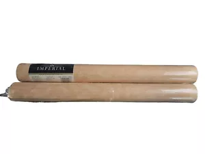 VTG Lot of 2 Imperial Wallpaper Brown Wood Grain 56.08 ft 32x20 Prepasted - Picture 1 of 6