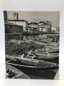 Clipping Original 1956 Burano Cutout Picturesque Fishing Village - Picture 1 of 1