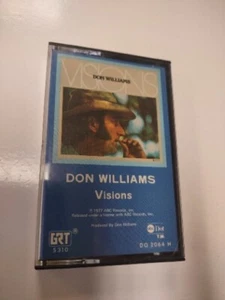 DON WILLIAMS - VISIONS - CASSETTE TAPE LIKE NEW OOP - Picture 1 of 3