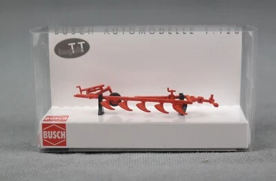 BUSCH 8717 TT 1:120 - Pflug, rot - NEUWARE! - Bild 1 von 4