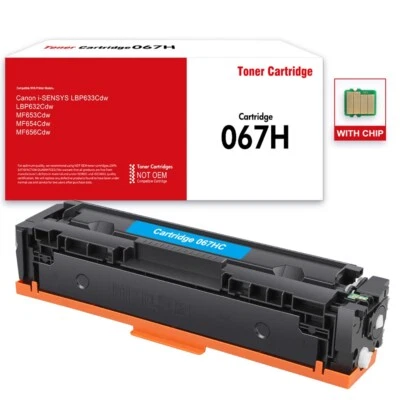 Compatible con cartucho de tóner cian Canon 067H Foto 1 de 3