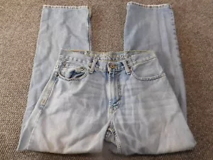 American Eagle Mens Jeans 30X28 blue classic low loose denim - Picture 1 of 12