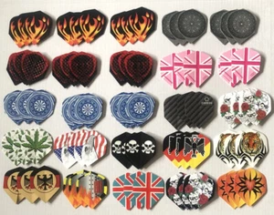 75 Dart Flights / 25 Satz Sortiment AA Konvolut Mix Darts Flight Flügel Flys - Bild 1 von 4
