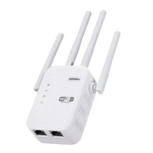 Ripetitore Amplificatore Wifi AC 1200Mbps  dual band 2.4G/5G 2 Ethernet 100/1000 - Foto 1 di 4