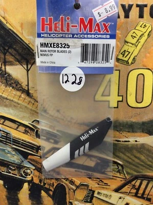 Heli-Max HMXE8535 Main Rotor Blades Upper & Lower{4pc} NewInPack USA Shipped - Image 1 of 4