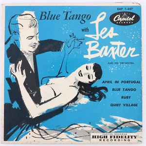 Les Baxter And His Orchestra – Blue Tango - 1952 Jazz - 45 rpm 7" EAP 1-447 - Picture 1 of 12