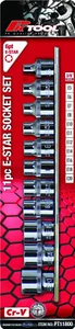 PT11800 - PkTool - 11pc 3/8” DR E-STAR SOCKET SET - Picture 1 of 1