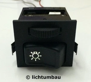 VW Golf 1 Cabrio Scirocco II Lichtschalter Schalter BLAU WEISS ROT LED 8-polig - Bild 1 von 4