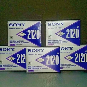 Sony Mini Data Cartridge Tapes Compatible with DC2120 5 Packs QIC-80 - Afbeelding 1 van 7