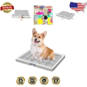 Lightweight Pet Potty Training Tray with Non-Slip Bottom - Easy Pad Change - Picture 1 of 11