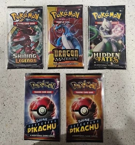 *Special Expansion Bundle* Pokemon Sun & Moon Era- 5 Booster Packs inc Promo Pk - Picture 1 of 2