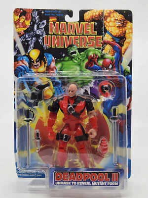 Figura ToyBiz Universo Marvel - Mutant Form Deadpool II - SIN USAR, EN CAJA Nuevo Sellado Foto 1 de 2