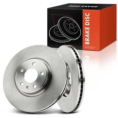 2Pcs Front Disc Brake Rotors for Audi A4 2012-2016 A5 2012-2015 A6 Q5 S5 allroad - Image 1 of 4