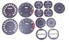 Datsun 240Z 260Z 280Z 70-76 Black Stock Gauge Face Restoration Kit 1546