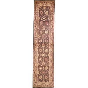 Alfombra afgana anudada a mano diseño Peshawar Oushak hecha a mano 100 % lana (talla 3.0 X 12) - Imagen 1 de 10