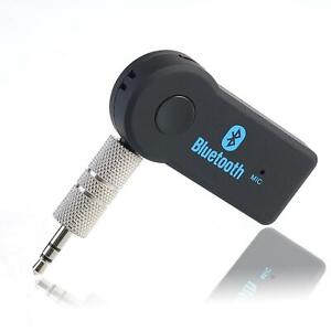 AUX Bluetooth Adapter 3.5mm Phone Car Stereo Music Receiver with Mic