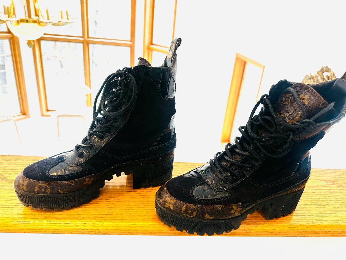 Louis Vuitton Platform Boots for Women for sale - eBay Louis Vuitton Platform Boots for Women for sale - eBay