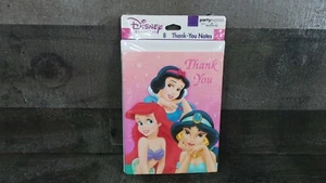 Disney Princess Ball Party Thank You Notes and Envelopes 8 Ct Birthday Party USA - Picture 1 of 4