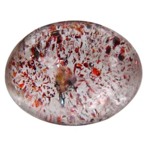 5.18 ct AAA Outstanding Oval Cabochon (13 x 10 mm) Strawberry Color Quartz - Picture 1 of 1