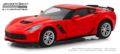 Chevrolet Corvette Z06 Coupé 2019, Couleur Rouge, Greenlight 1/24 - Photo 1/4