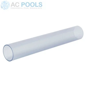 Clear PVC Pressure Pipe 200mm (500mm Length) Rigid - Picture 1 of 1
