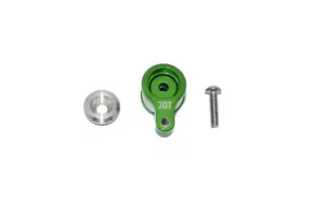 TEAM LOSI MINI-T 2.0 GPM GREEN ALUMINUM SERVO HORN WITH SPRING LM020TSH-G - Foto 1 di 4