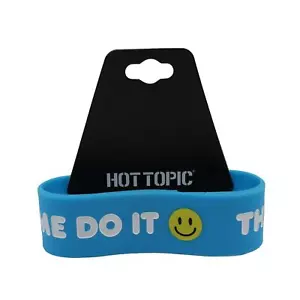 "THE INTERNET MADE ME DO IT" Silicone Wristband Bracelet from Hot Topic B2189 - Picture 1 of 1