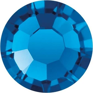 Factory Pack Of "Capri Blue" Preciosa Crystals ( Hotfix ) - Select Size - Picture 1 of 1