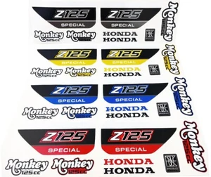 Decals Stickers HONDA air filter cover Monkey 125 cc Z125 minibike - Picture 1 of 11