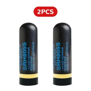 2PC New SRH805S Dualband Antenna SMA Male Antenna for YAESU FT-60R VX-150 VX-170 - Picture 1 of 11