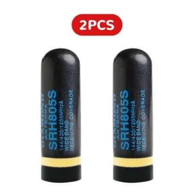 2PC New SRH805S Dualband Antenna SMA Male Antenna for YAESU FT-60R VX-150 VX-170 - Image 1 of 4