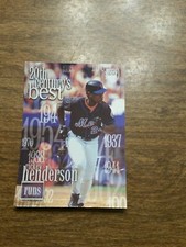 Rickey Henderson 1999 Topps 20th Century's Best Card # 234 New York Mets MLB