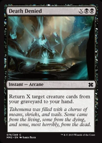 x1 Death Denied - Modern Masters 2015 - NM - MTG - Image 1 of 1