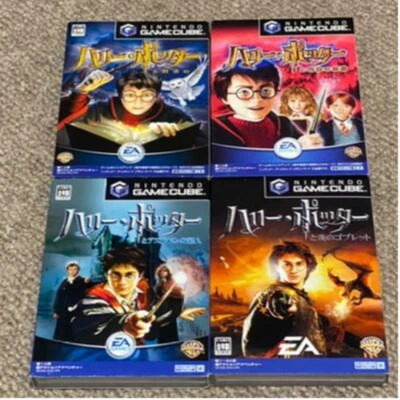 Harry Potter 4-Pack Set GameCube GC Electronic Arts Used Japan Boxed Tested - Image 1 of 4