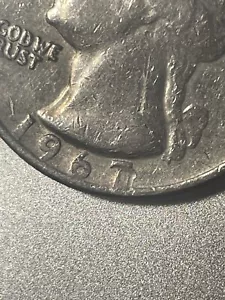 1967 Washington Quarter Multiple Errors - Picture 1 of 4