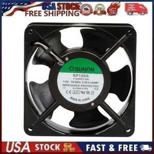 Sunon SP100A-1123XST.GN 115 Volt AC 120x120x38mm Tube Axial Fan - Picture 1 of 6