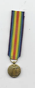 ERSTER WELTKRIEG PORTUGAL VICTORY MINI-MEDAILLE - Bild 1 von 2