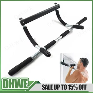 Pull Up Chin Up Bar Door Mounted Home Gym Strength Fitness Exercise Workout Bar - Picture 1 of 12