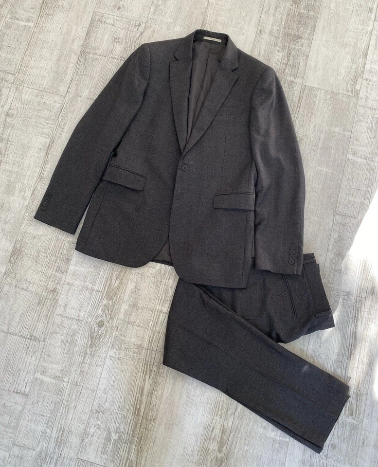 Traje Blazer Chester Barrie London Para Hombres Lana Cachemira 2 Piezas Informal Talla 42L/L Foto 1 de 4