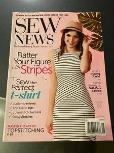SEW NEWS - APRIL /MAY 2018 Embroidery, Swing Tack, Sweater Knits, Sewing Source - Picture 1 of 1