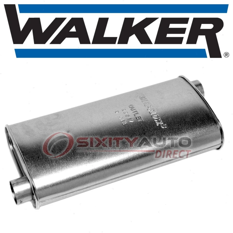 Walker Quiet-Flow Exhaust Muffler for 1981 Pontiac Laurentian 5.0L V8 - my Foto 1 de 4