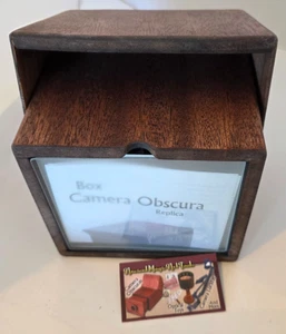 Box Camera Obscura Ancient Magic Art Tools Wooden - Picture 1 of 19