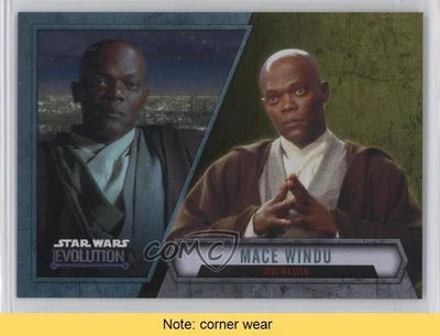 2016 Topps Star Wars Evolution Gold /50 Mace Windu Jedi Master #79 READ fm0 - Image 1 of 3
