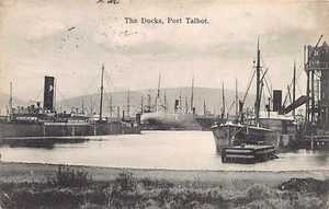 Wales - PORT TALBOT - The docks - Picture 1 of 2