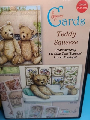 Squeeze Cards Teddy Squeeze CD-ROM DigiCrafts 3D Cardmaking Software - Image 1 of 4