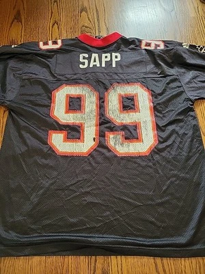 ADIDAS WARREN SAPP TAMPA BAY BUCCANEERS JERSEY NFL MENS SIZE XL FOOTBALL - Image 1 of 4