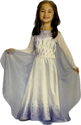 Disney Frozen Elsa Snow Queen Glow-in-the-Dark Costume – Sizes XS, S, M - Image 1 of 4